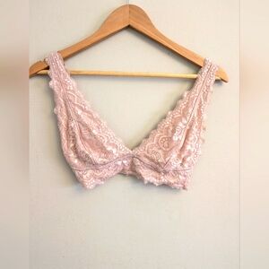 Out From Under Lace Bralette Size S Powder Pink